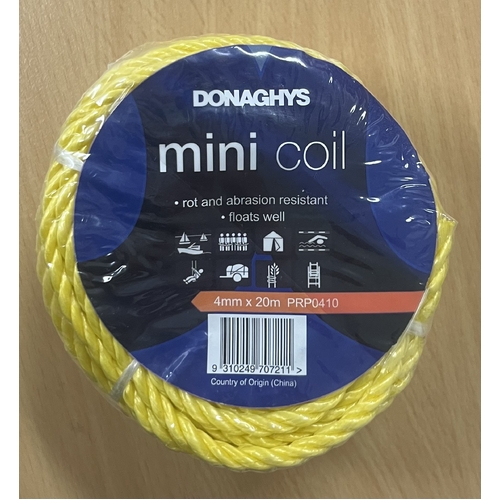 RPRP0410 PP FILM ROPE 4MM 5X20M MINI COILS