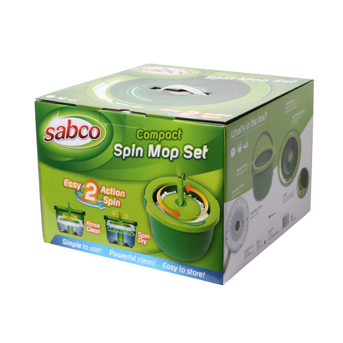 Sabco Compact Spin Mop Set