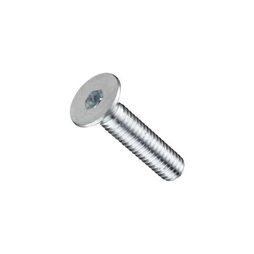 Socket Cap Screw Flat Head M12 x 80mm Black 10.9 Grade
