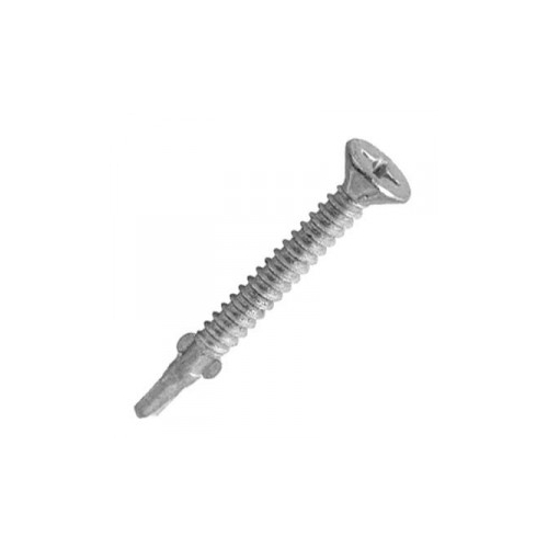 Self Drilling Screws Wingtek Countersunk Ribbed 10g-16 x 45mm Class 3 Bulk Pack 500pk