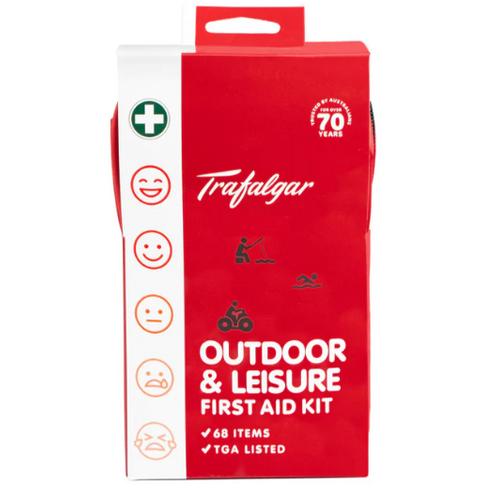 Trafalgar Outdoor & Leisure First Aid Kit 68pce
